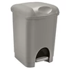 Kép 1/2 - 1410 HEIDRUN-HDR Szemetes pedálos_Waste bin with pedal 6,0L Szürke_Gray