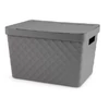 Kép 1/3 - 925 HEIDRUN-HDR DIAMOND Tároló_Storage Box Szürke_Gray