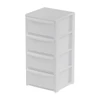 Kép 1/3 - Art Plast műanyag fiókos tároló fehér színben, 4 fiókos kivitelben 390x385x790 mm