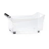 Kép 2/2 - Prosperplast átlátszó tároló doboz 10 liter – fogantyús, görgős kivitel, 38x17,7x18 cm-2