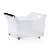 Kép 2/2 - Prosperplast átlátszó tároló doboz 29 liter – fogantyús, görgős kivitel, 38x37,9x25,6 cm-2