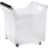 Kép 2/2 - Prosperplast átlátszó tároló doboz 44 liter – fogantyús, görgős kivitel, 38x37,9x37,9 cm-2