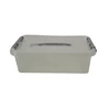 Kép 2/2 - Heidrun Clipbox átlátszó tároló doboz 9 literes, 40x29x11 cm méretben, fogantyúval és Clippes tetővel, praktikus műanyag tárolódoboz-2