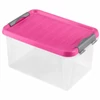 Kép 3/4 - Heidrun Clipbox Lite tároló doboz – 4,0 literes, 27,5x18,5x13 cm, átlátszó műanyag doboz clippes záródással rendszerezéshez és tároláshoz-2