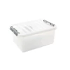 Kép 2/2 - Heidrun Clipbox tároló doboz clippes tetővel – 8 literes, 34x23x16 cm, átlátszó műanyag tárolódoboz fedéllel, ideális irodai és háztartási rendszerezéshez-2