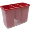 Kép 3/4 - Heidrun evőeszköz csepegtető 21x10,5x14,5 cm méretben, praktikus műanyag tartó kanalak, villák és kések szárításához és tárolásához-3