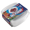 Kép 1/3 - Heidrun Mc Fresh ételtároló 3 x 0,9 literes 17,5x16,5x5,7 cm műanyag doboz készlet