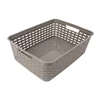 Kép 3/3 - Heidrun rattan hatású műanyag kosár 19x29x10 cm, tároló kosár-3