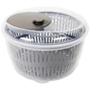 Kép 1/3 - Heidrun Althea saláta centrifuga 25x16 cm méretben, praktikus kézi szárító edény friss salátákhoz és zöldségekhez
