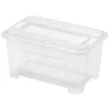 Kép 1/2 - Heidrun Tex Box 1 kis méretű tárolódoboz átlátszó fedéllel – rendszerezéshez, 4,5 liter