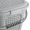 Kép 4/6 - Keeeper picnic kosár rattan stílusú 28L szürke 35x46x28,5cm -4