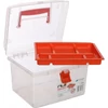 Kép 2/2 - Prosperplast rendszerező doboz 19,5x17,4x13,5 cm – csatos záródás, fogantyúval és kivehető tálcával-2