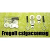 Kép 2/2 - Fregoli csigacsomag – mennyezeti ruhaszárítóhoz, komplett rögzítő- és vezetőgörgő készlet-2
