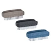 Kép 1/4 - York körömkefe – egyoldalas, 8,0x4,0x3,0 cm, kevert színekben (GREY, NATURAL), kéz- és körömtisztításhoz