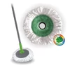 Kép 2/4 - York kerek lapos mikroszálas mop fej 81g súlyban, 27 cm méretben, Rotary Special kivitel, hatékony padlótisztító fej-2