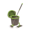 Kép 1/4 - York mop szett felmosó vödörrel csavarókosárral, 2 cserélhető fejjel és 120 cm nyéllel, 34x30x27 cm méretben, Special Rotary kivitelben
