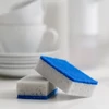 Kép 2/3 - York mosogatószivacs dörzsi – Bacteria Stop, 5 darabos készlet, 9,0x6,0x3,0 cm, antibakteriális szivacs higiénikus és hatékony mosogatáshoz-3