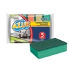 Kép 2/2 - York mosogatószivacs dörzsi – Maxi Azur, 5 darabos készlet, 9,5x6,5x2,5 cm, nagyméretű szivacs erős szennyeződésekhez-2