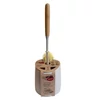 Kép 4/4 - York WC kefe és tartó szett 14x14x40 cm méretben, Bamboo Eco Natural kivitelben, környezetbarát és praktikus WC tisztító eszköz fürdőszobába-4