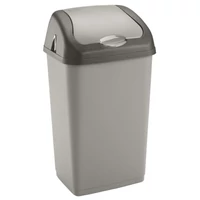 1350 HEIDRUN-HDR Szemetes_Swing bin 18L Szürke_Gray