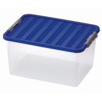 1605 HEIDRUN-HDR CLIPBOX Tároló_Storage Box Sötétkék_Dark Blue