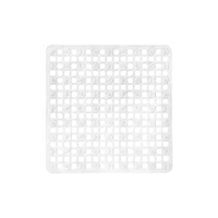 Art Plast négyzet alakú fürdőszobai csúszásgátló szőnyeg fehér színben 545x535 mm