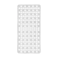 Art Plast téglalap alakú fürdőszobai csúszásgátló szőnyeg fehér színben 740x355 mm