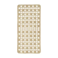 Art Plast téglalap alakú fürdőszobai csúszásgátló szőnyeg taupe színben 740x355 mm