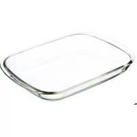 Borgonovo IGLOO üveg ételtároló salume – 0,8 literes lapos hőálló edény BPA-mentes tetővel, -20°C és +70°C között használható