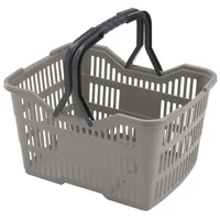 Heidrun bevásárlókosár 18 liter – 40x30x22 cm, műanyag, ergonomikus fogantyúval