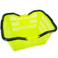 Heidrun bevásárlókosár 18 liter – 40x30x22 cm, műanyag, ergonomikus fogantyúval