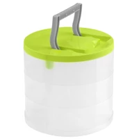 Heidrun Bingooo 18 rekeszes tároló doboz 20x18 cm méretben, praktikus rendszerező apró tárgyakhoz