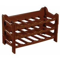 Heidrun bortartó állvány 59x29x13,5 cm, műanyag palacktartó borok és italok tárolásához