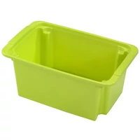 Heidrun műanyag tároló doboz Boxmania 14 literes színes háztartási rendszerező