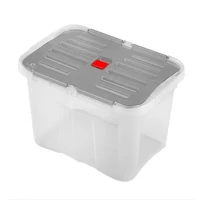 Heidrun Dragon Box Átlátszó Tároló doboz 15L 37,5x25,5x25cm Special Edition Kék tetővel