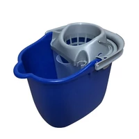 Heidrun felmosó vödör 16 literes, 40x29x32 cm méretben, csavarókosárral és betéttel, Althea kivitelben, praktikus felmosó készlet