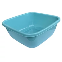 Heidrun mosótál 15 literes 38x38x15,5 cm nagy műanyag tál háztartási és mosási feladatokhoz