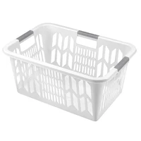 Heidrun ruháskosár Wash&amp;Carry kivitelben, 56x39x25 cm méretben, ergonomikus kialakítással a szennyes könnyű szállításához