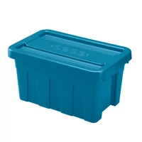 Heidrun The Box 20 literes kék tárolódoboz tetővel – 45x29x24cm méretű műanyag rendszerező