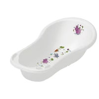 Keeeper műanyag baba kád vízilovas dekor fehér 100x51x31cm