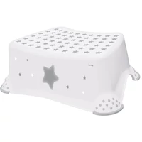 Keeeper műanyag gyerek fellépő fehér Stars minta 40x28x14cm csúszásmentes