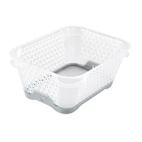 Keeeper JONAS A7 szürke tárolókosár csúszásmentes talppal és gumírozott fogantyúval