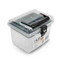 Prosperplast rendszerező doboz 24,5x21,4x15,8 cm – csatos záródás, fogantyúval és belső tálcával
