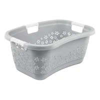 Ergonomikus muanyag ruhaskosar szennyestarto 65x28x45cm puha csuszásgatlo fogantyúval