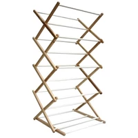 Fa harmonika ruhaszárító 5,5 méteres szárítófelülettel, 50x50x155 cm méretben, összecsukható kivitelben