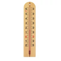 STIL fa hőmérő – -20°C–+60°C, ±1°C pontosság, 22x4,8x0,9 cm, klasszikus kialakítás