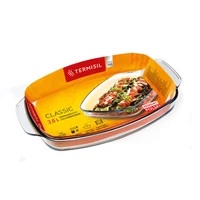 TERMISIL hőálló jénai sütőtál 3,6 liter – boroszilikát üveg, Classic modell
