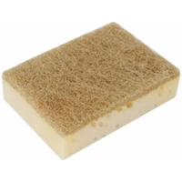 York cellulóz mosogatószivacs – Eco Natural, 2 darabos készlet, 10x7,0x2,8 cm, környezetbarát és nedvszívó szivacs konyhai tisztításhoz