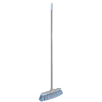 York partvis 120 cm-es nyéllel, 32x10 cm fejjel, Bacteria Stop antibakteriális kivitelben, higiénikus seprű mindennapi takarításhoz