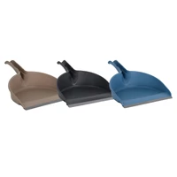 York szemeteslapát gumi éllel, 22x9x32 cm méretben, Compact Natural kivitelben, tartós háztartási lapát takarításhoz